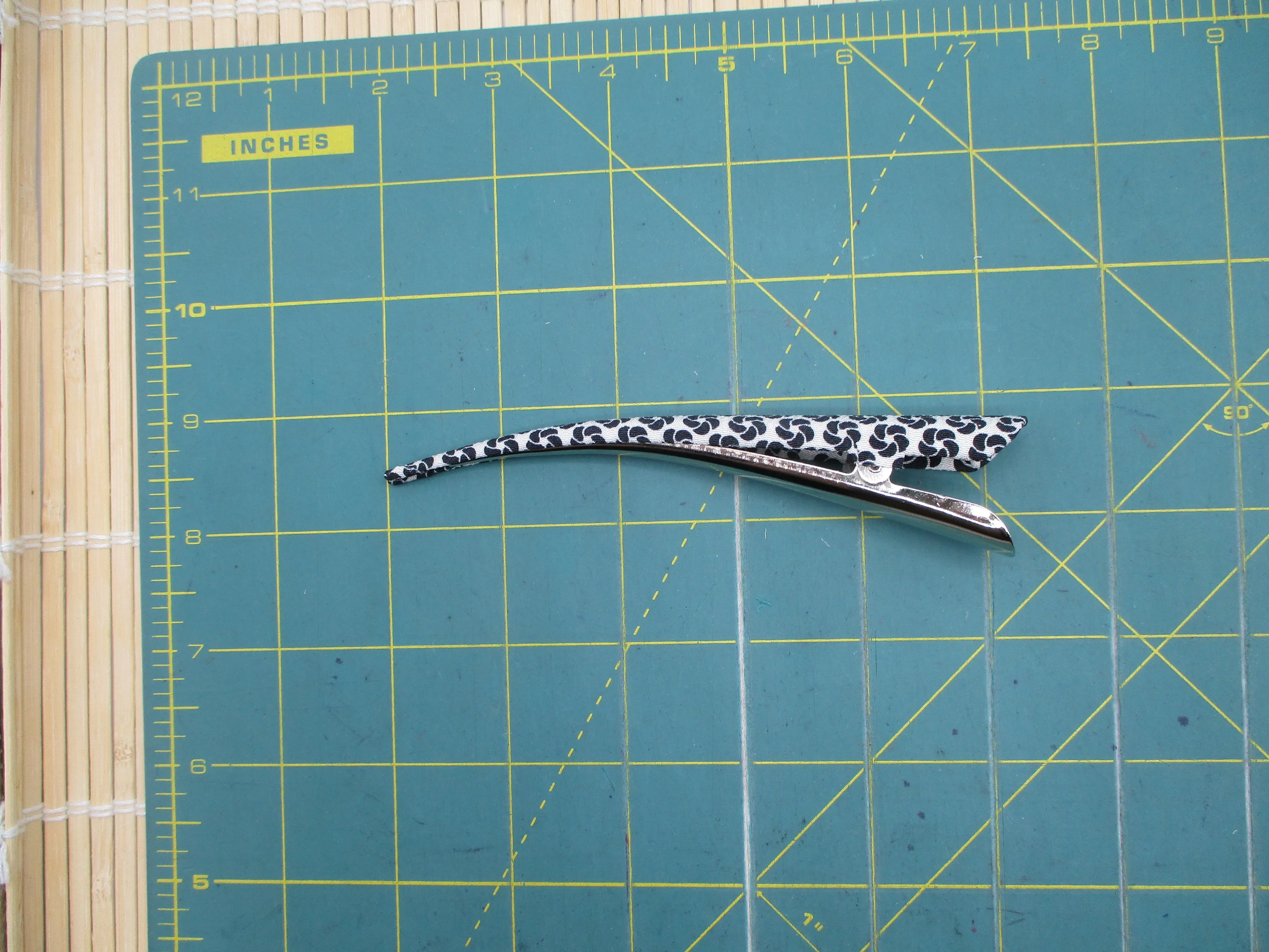 5 1/8 inch Long Kimono Slide Beak Clip 130mm Ship from USA Vintage Silk