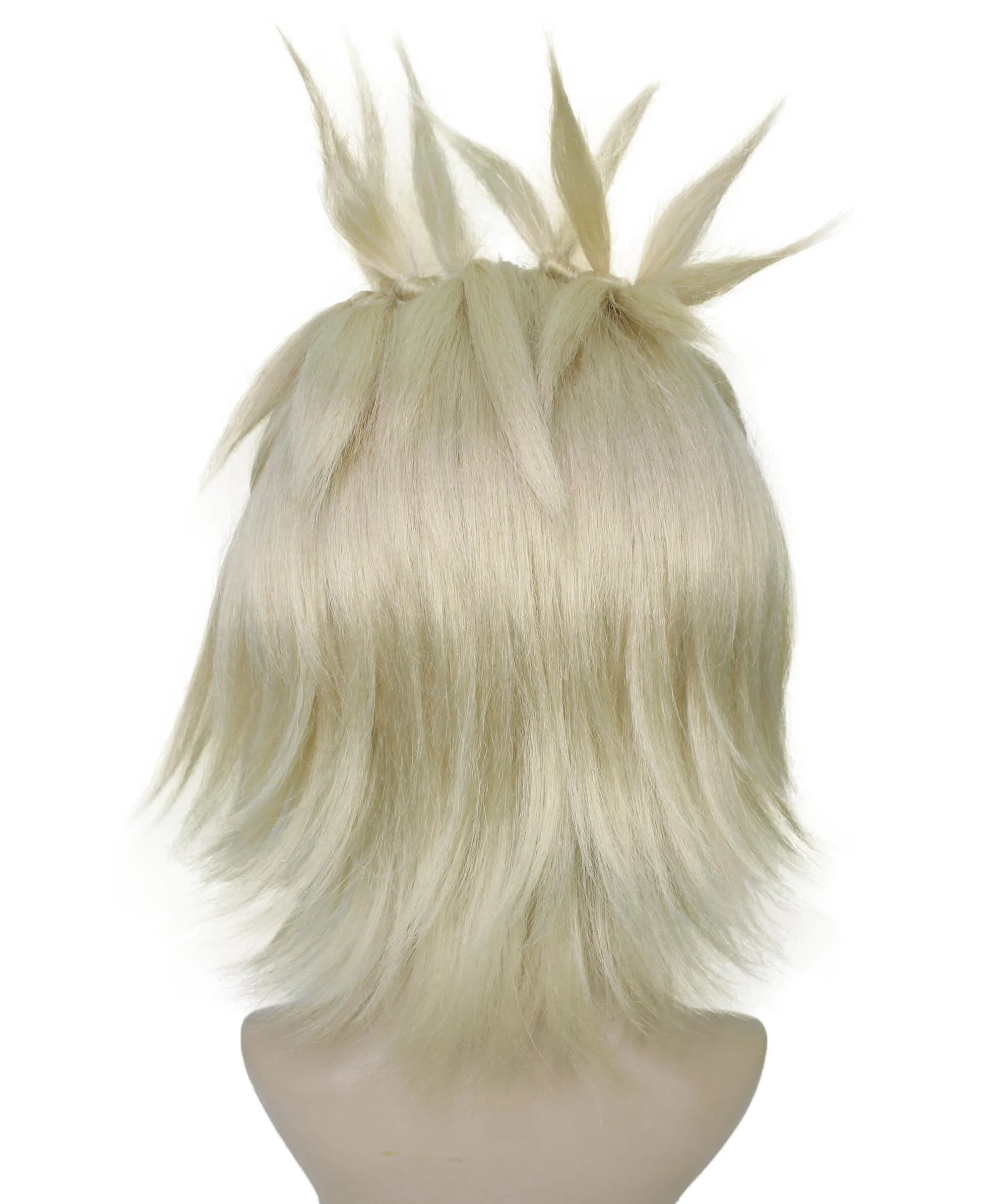 Adult Women’s American Rapper Queen 90s Blonde Curly Updo Wig I Perfect for Halloween | Flame-retardant Synthetic Fiber