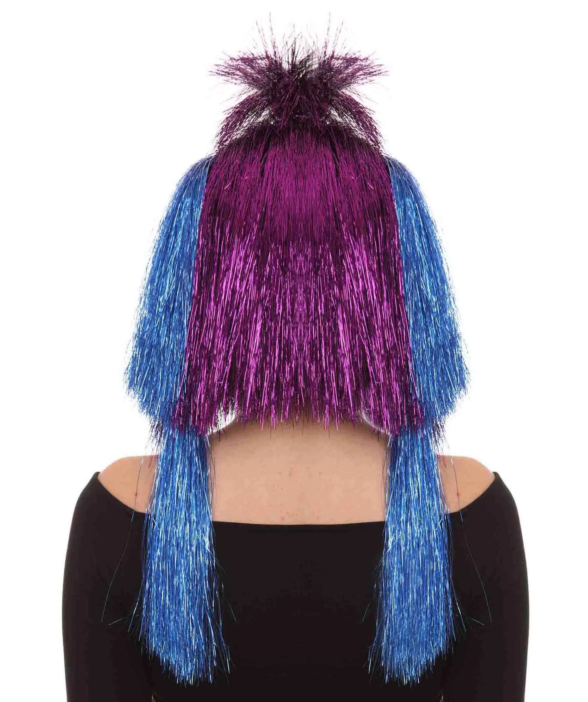 Adult Women's Australian Singer Tinsel Wig | Celebrity Wig | Premium Breathable Capless Cap | Flame-retardant Synthetic Tinsel
