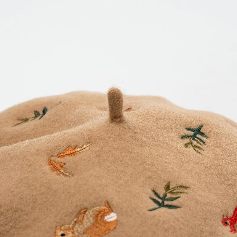 Autumn Forest Beret