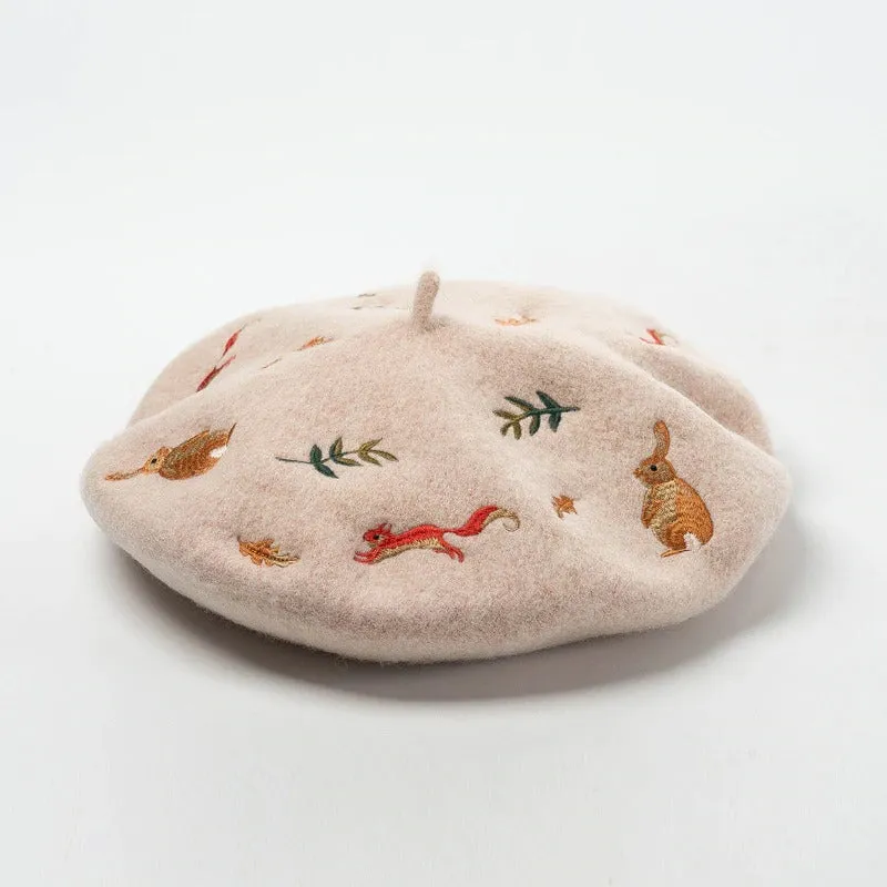 Autumn Forest Beret
