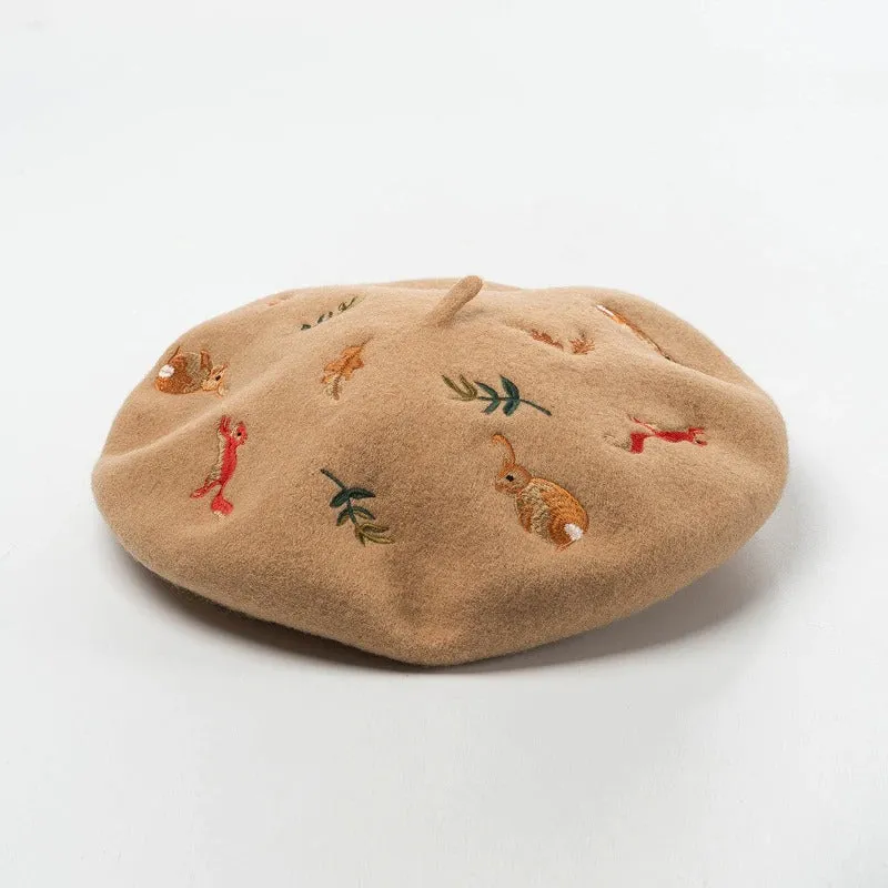 Autumn Forest Beret