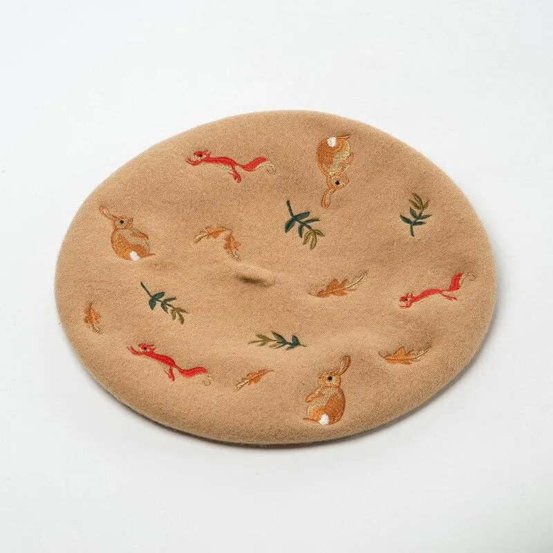 Autumn Forest Beret
