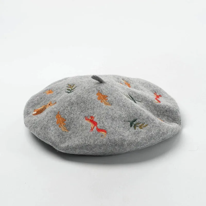 Autumn Forest Beret