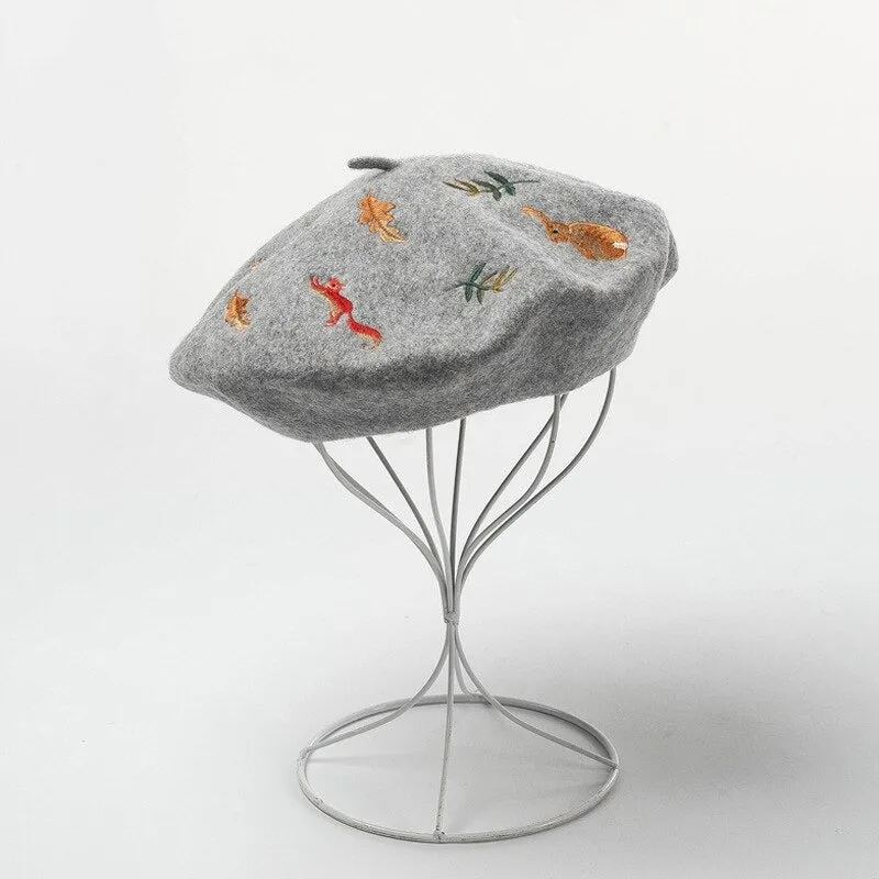 Autumn Forest Beret
