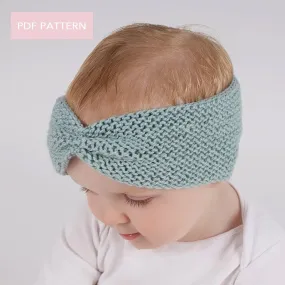 Baby Headbands Knitting Pattern PDF