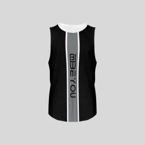 Be-Sporty Men’s Black Recycled Tank Top