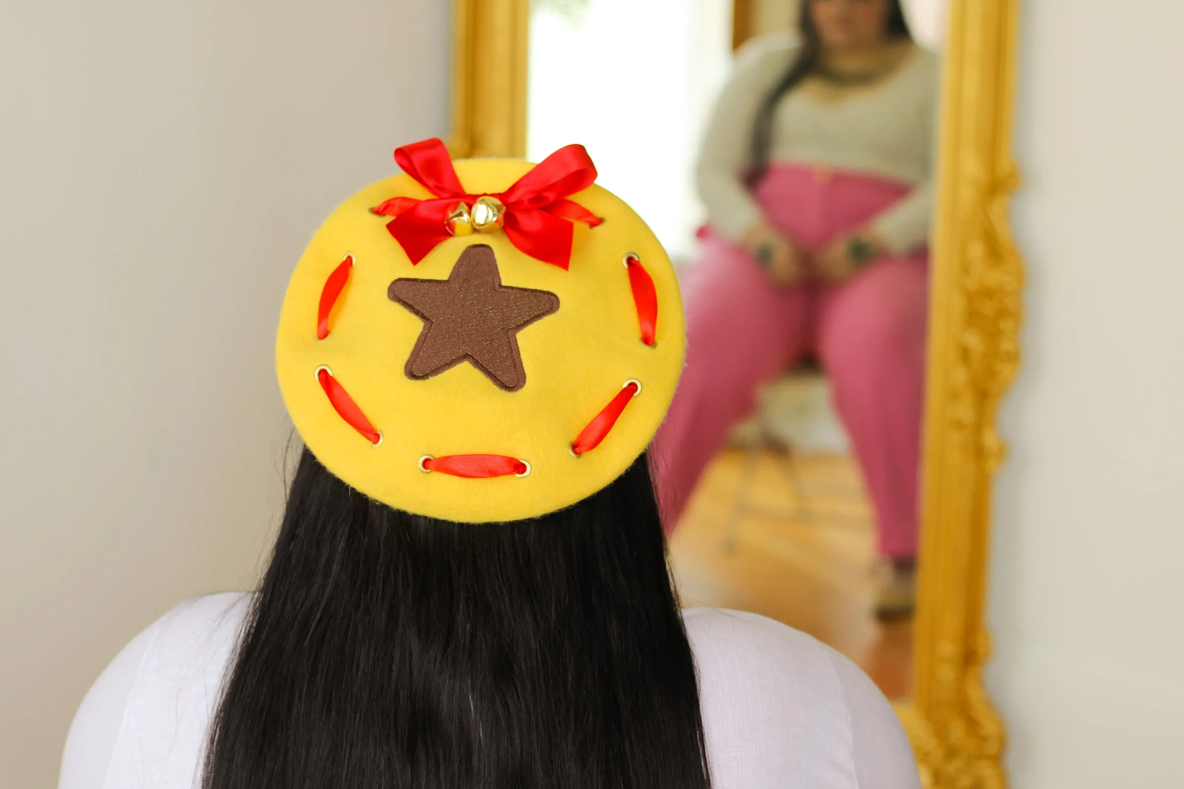 Bell Bag Embroidered Beret!