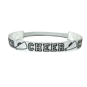 Black and White Cheer Headband, Choice of Size