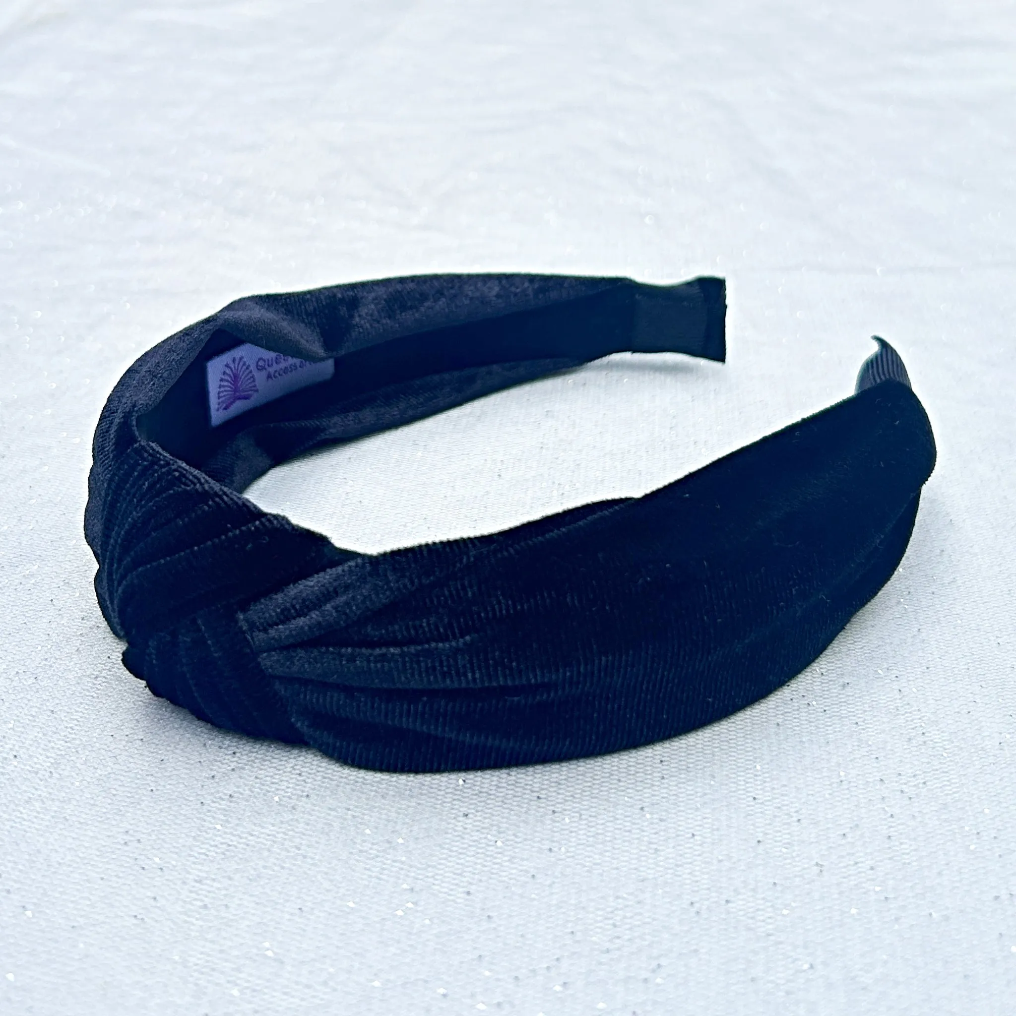 Black Headband Velvet Headband Knot Hair Band