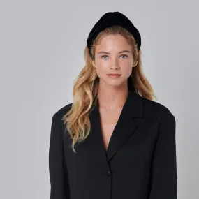 Black Velvet Headband - Bandeau Tamar