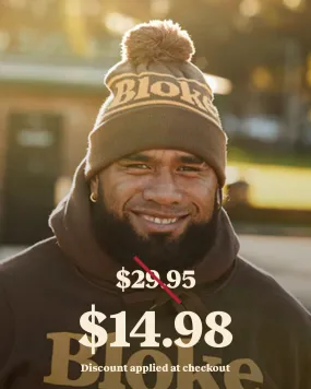 Bloke Beanie - Brown