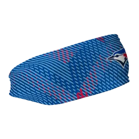Blue Jays Fleece Headband: Sport Plaid