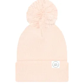 Blush Pink Beanie | Pom   No Pom