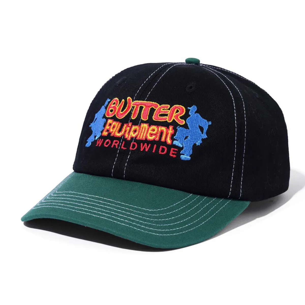 Butter Goods - Breaker 6 Panel Cap Black/Forest