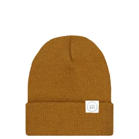 Camel Brown Beanie | Pom   No Pom