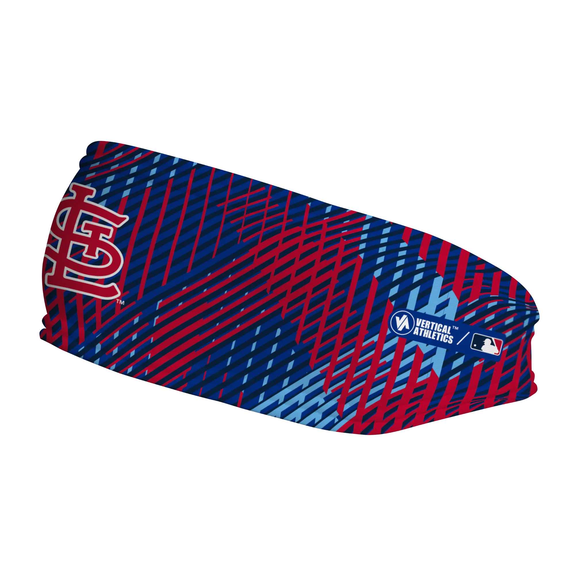 Cardinals Fleece Headband: Sport Plaid