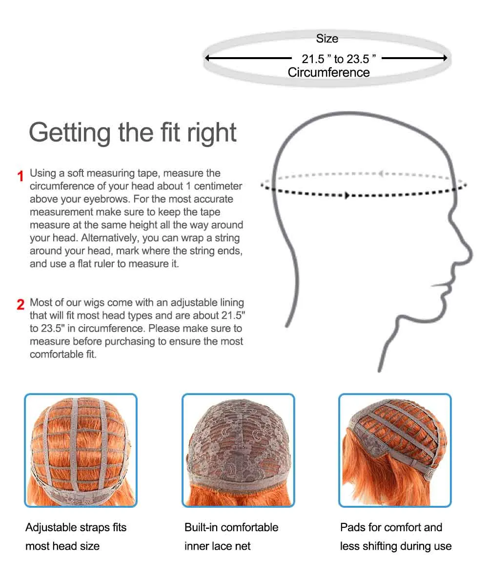Carnival Wavy Short Wig Collection | Premium Breathable Capless Cap