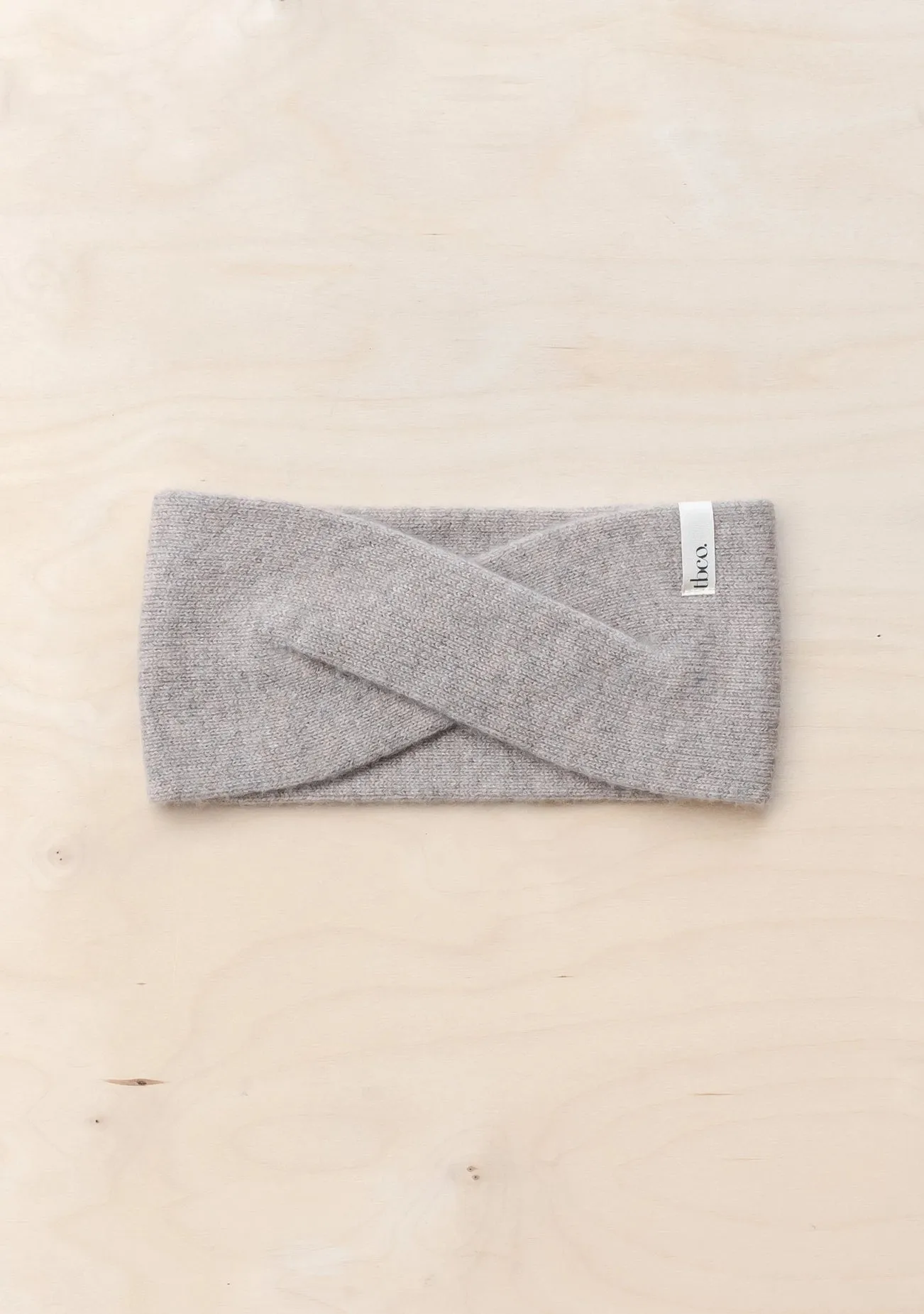 Cashmere & Merino Headband in Oatmeal Melange