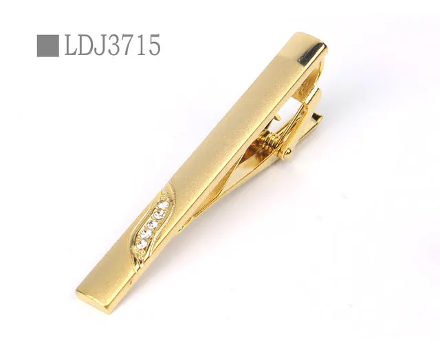 Ceremony Metal Gold Tie Clip