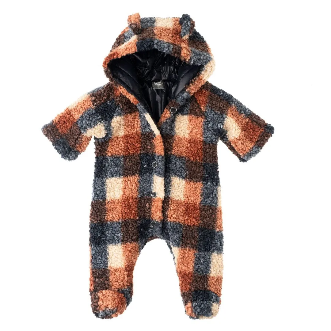 Checkered Jumpsuit in Dark Green