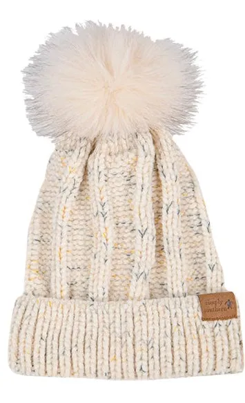 Chenille Puff Beanie Simply Southern