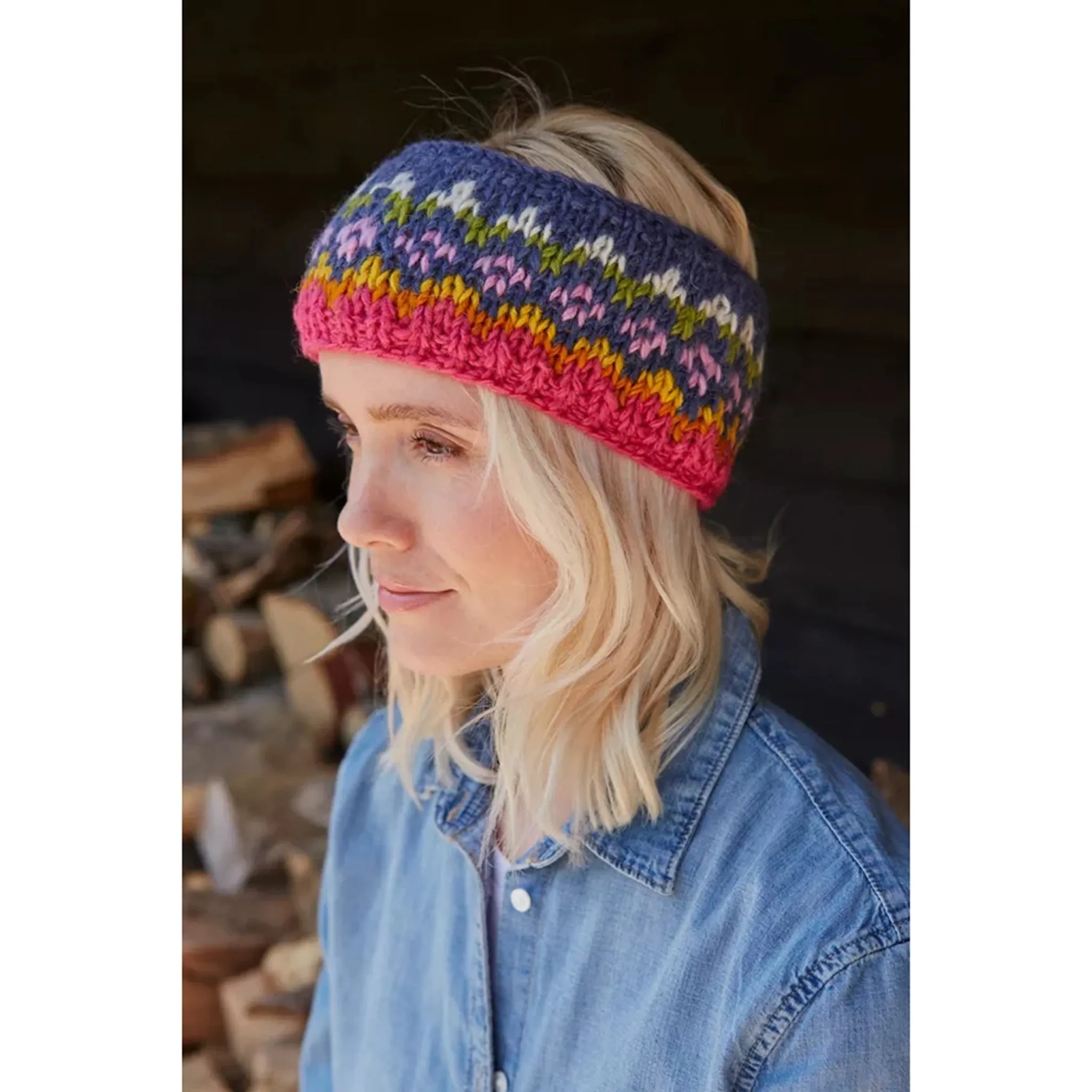 Clifden Headband | Denim