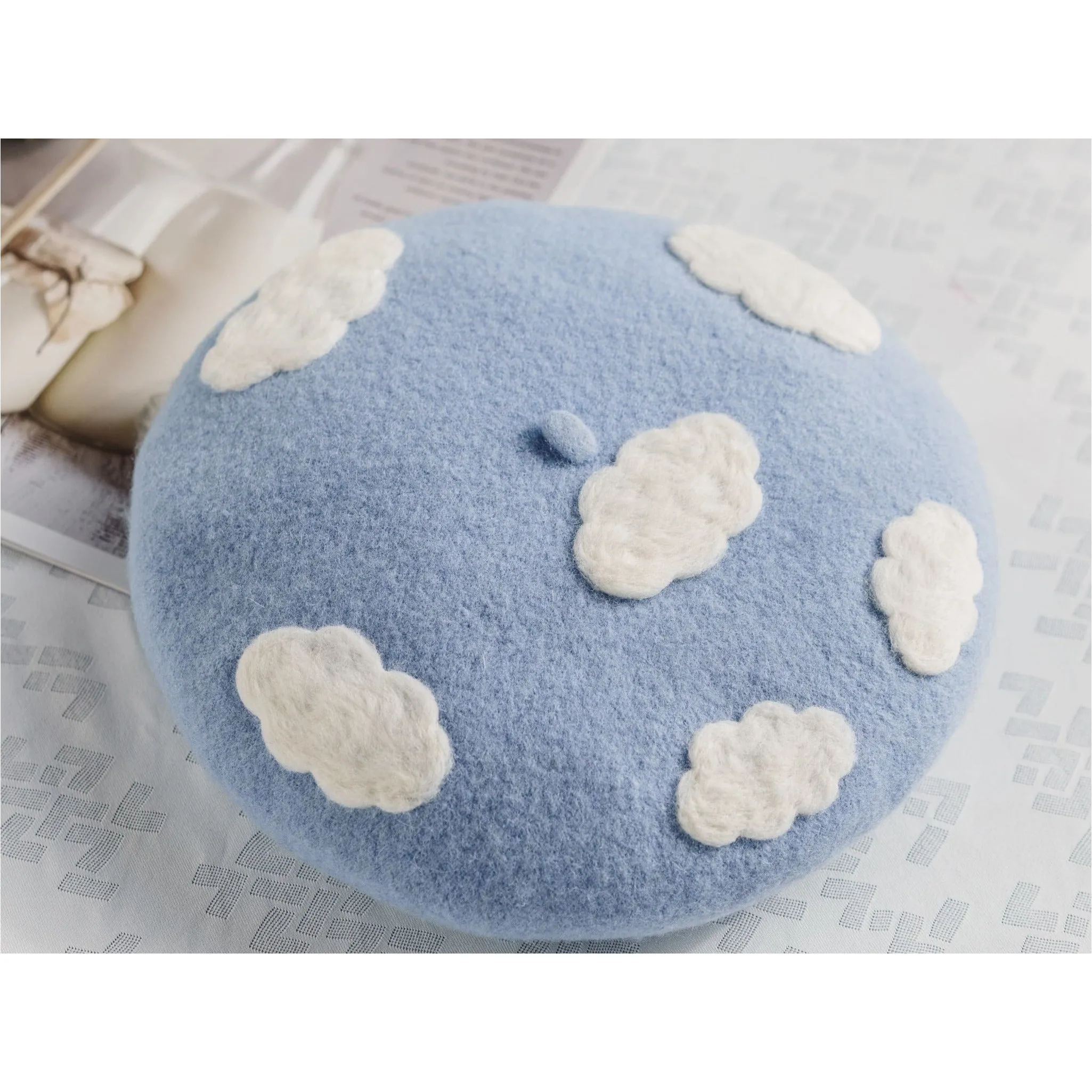 Cloud Berets for Women and Kids