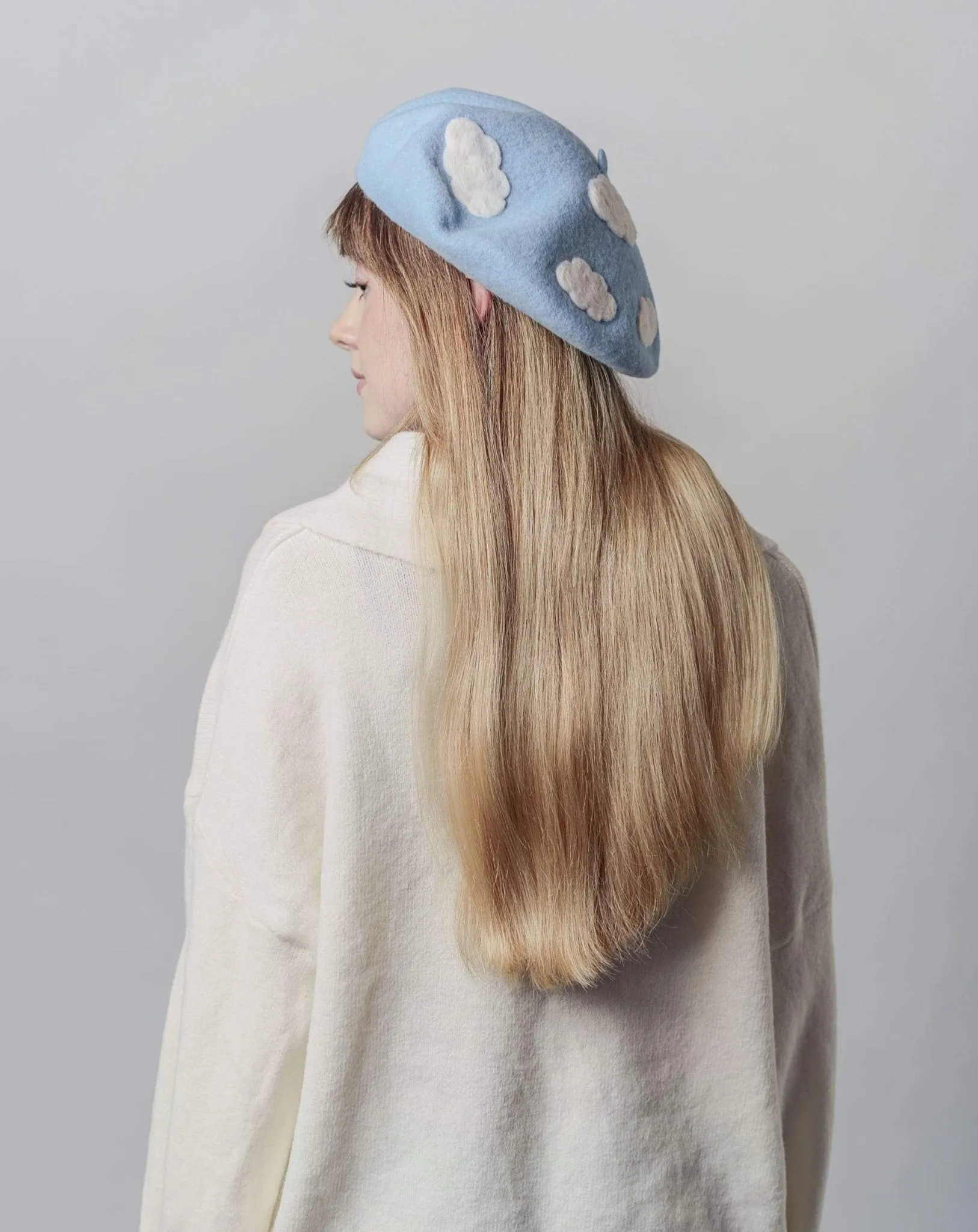 Cloud Berets for Women and Kids