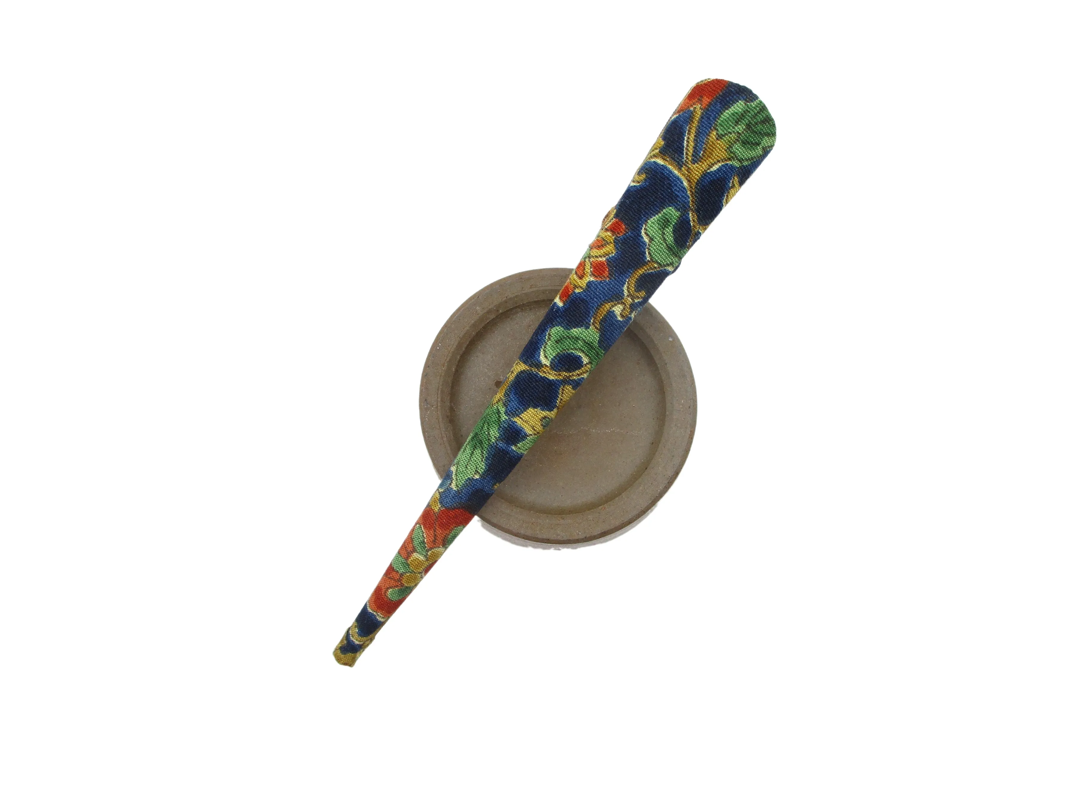 Colorful Statement Silk Fabric Simple Hair Slide, Kimono Accessory