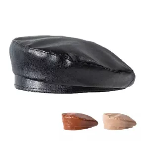 Crupet Vintage Leather Beret