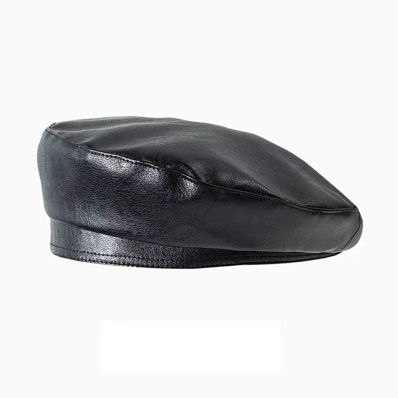 Crupet Vintage Leather Beret