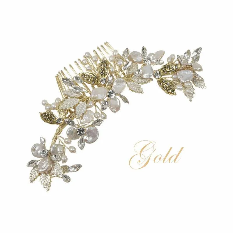 Crystal and Pearl Wedding Hair Comb, 2033
