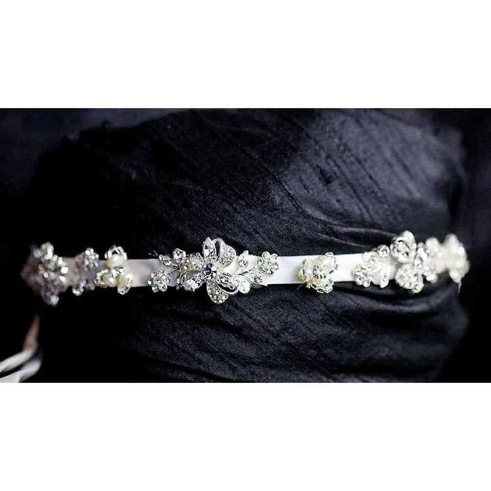 Crystal Garden Ribbon Headband