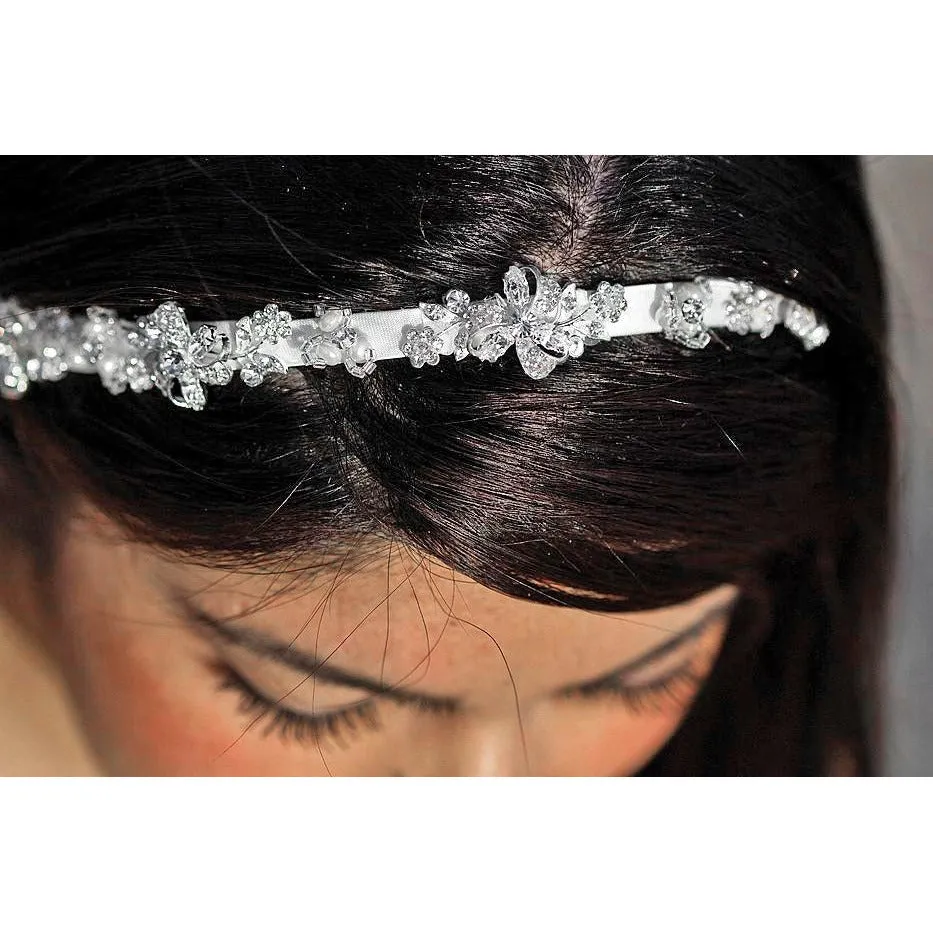 Crystal Garden Ribbon Headband