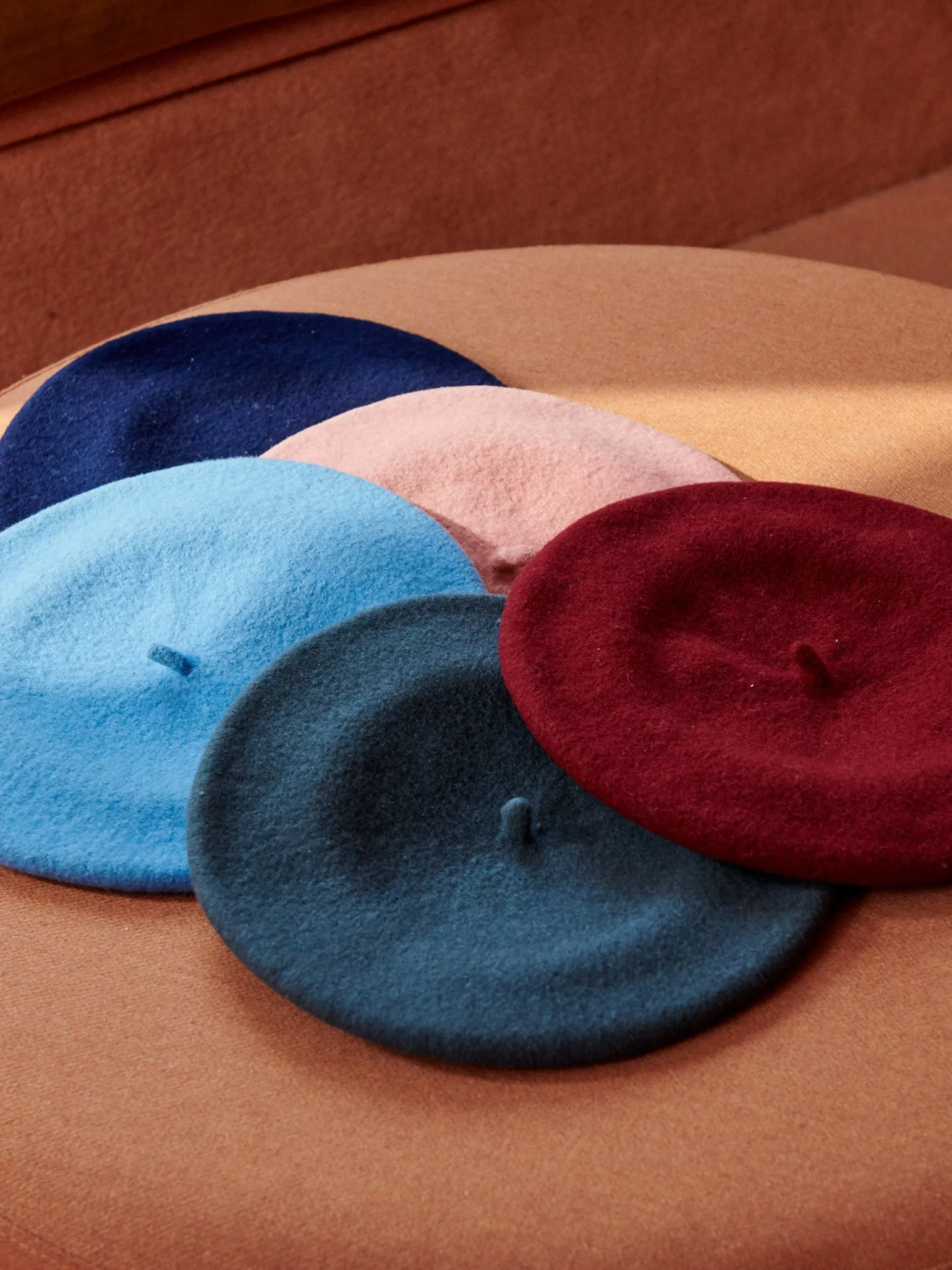 Dark Grey Kids Wool Beret