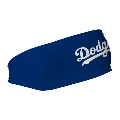 Dodgers Fleece Headband: Wordmark