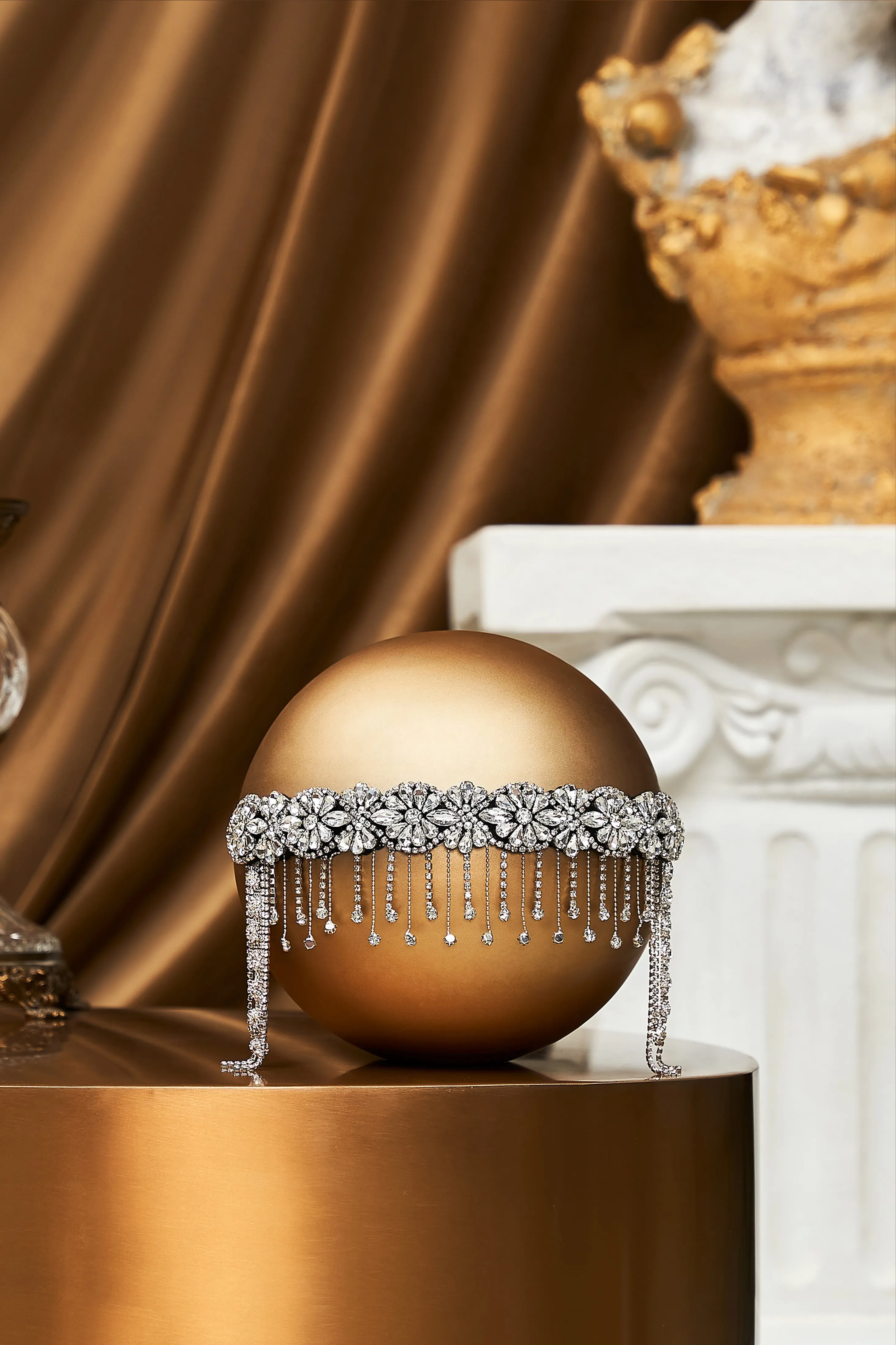 Embellished Crystal Rhinestone Chain Headband