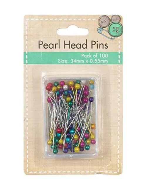 Everyday Malli Pearl Head Sewing Pins - 120 Pack