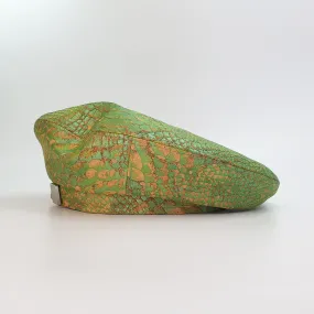 Fabrikk Cork Beret | Mock Green Python Skin | Vegan leather