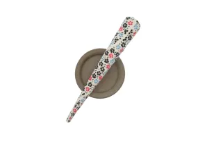 Floral Long Hair Clip, Upcycled Silk Kimono Hair Accessory