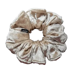 French Vanilla Velvet Scrunchie