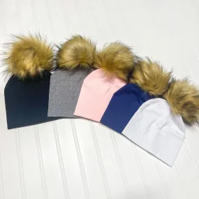 Fur Pom Beanie