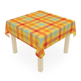 Gingham Checkered Retro Tablecloth