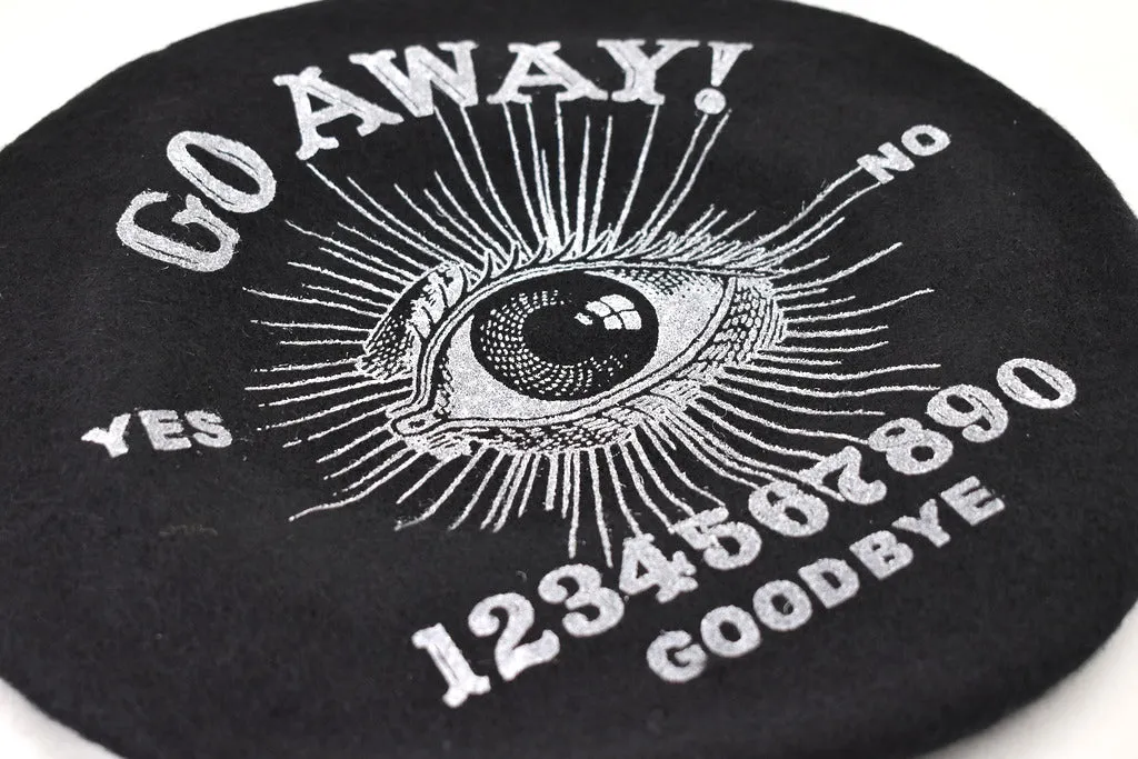 Go Away Ouija Beret Hat