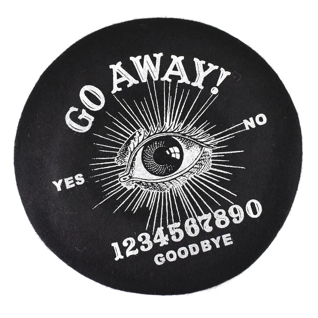 Go Away Ouija Beret Hat