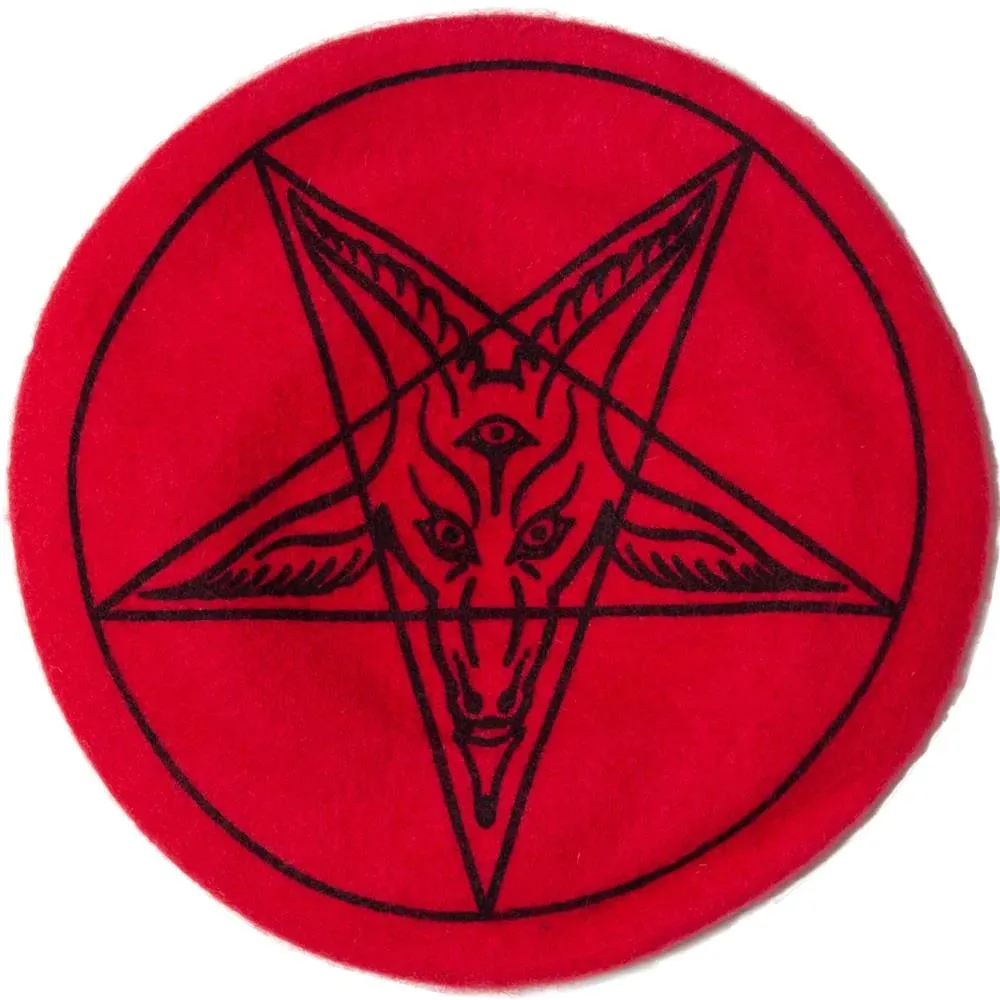 Goat Head Red Beret