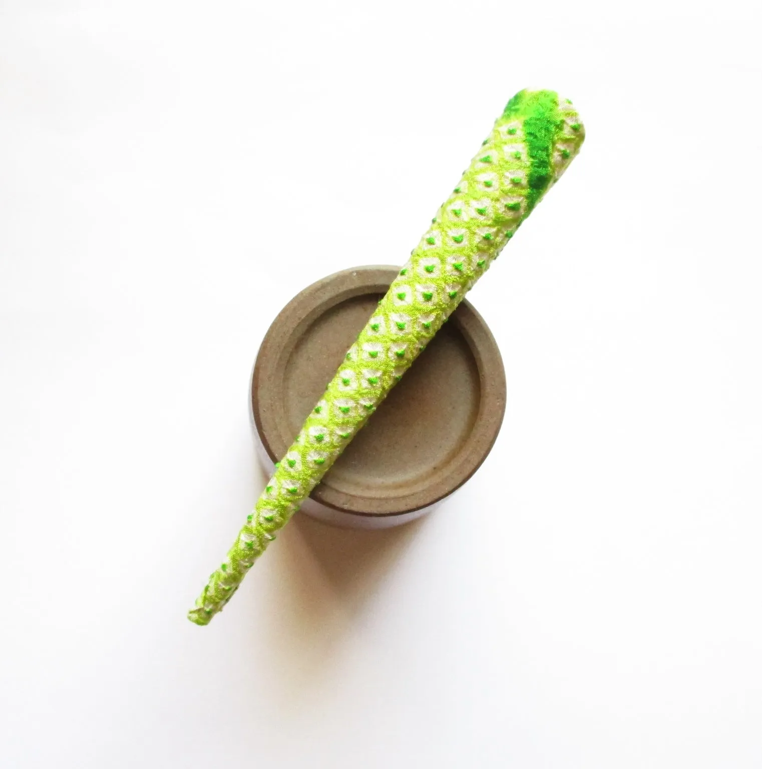 Green Japanees Kimono Beak Clip