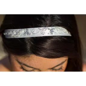 Hand Beaded Ribbon Headband