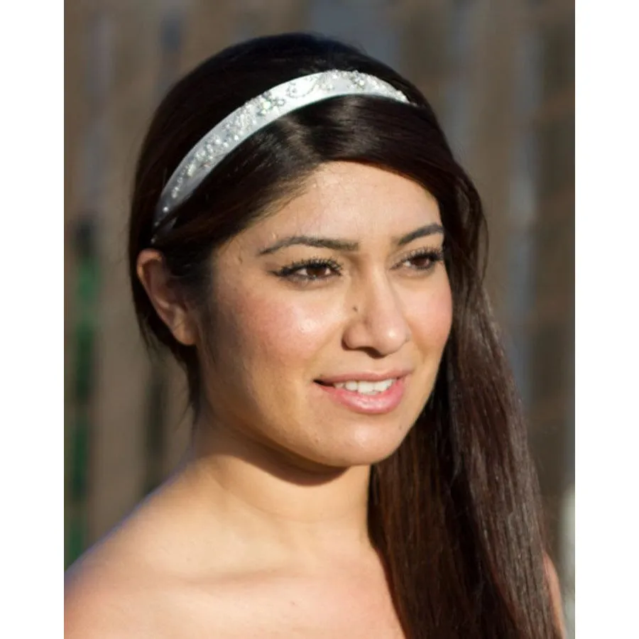 Hand Beaded Ribbon Headband